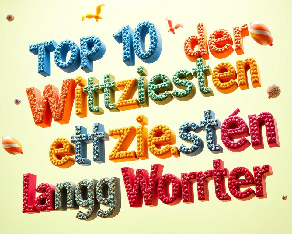 Top-Liste der witzigsten langen Wörter