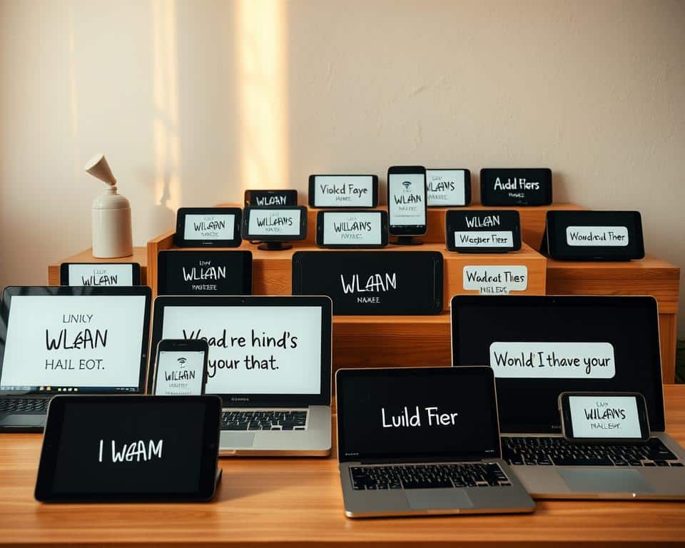 ausgefallene wlan bezeichnungen