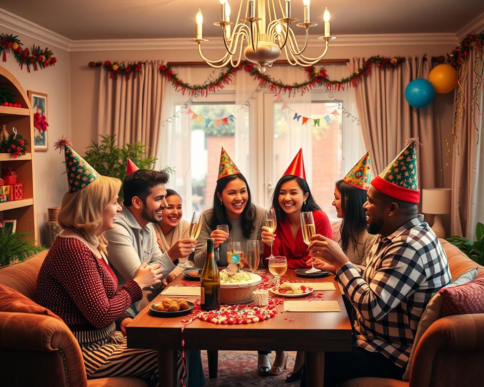 gute Laune Neujahrsgrüße