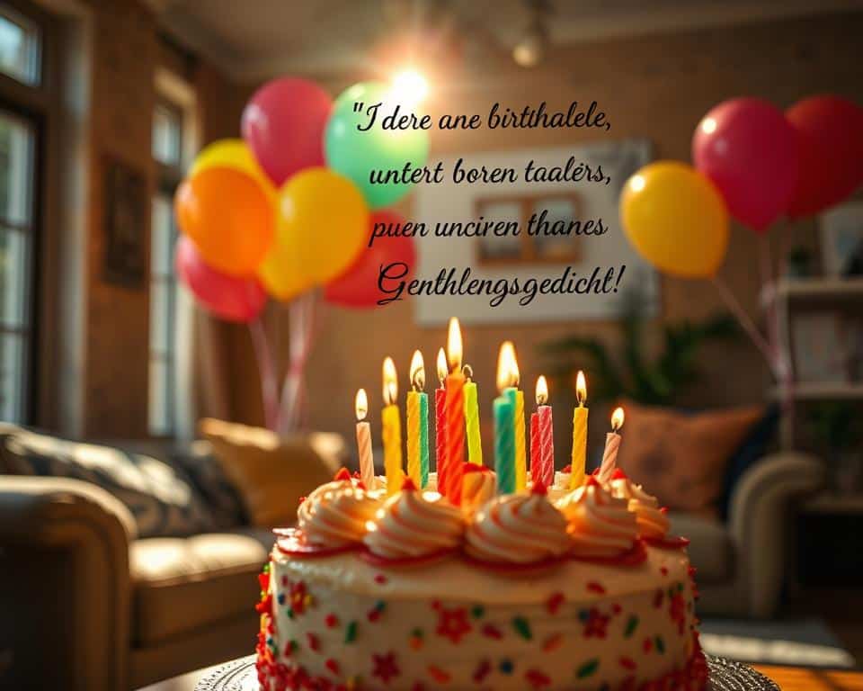 humorvolles Gedicht Geburtstag
