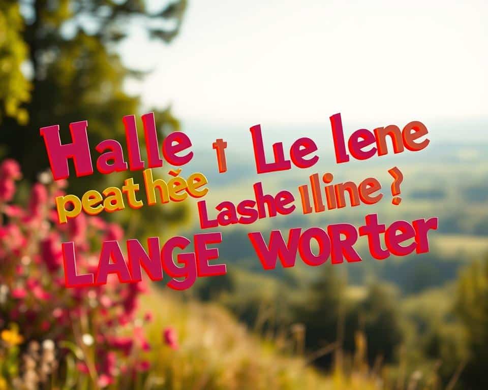 lustige lange wörter