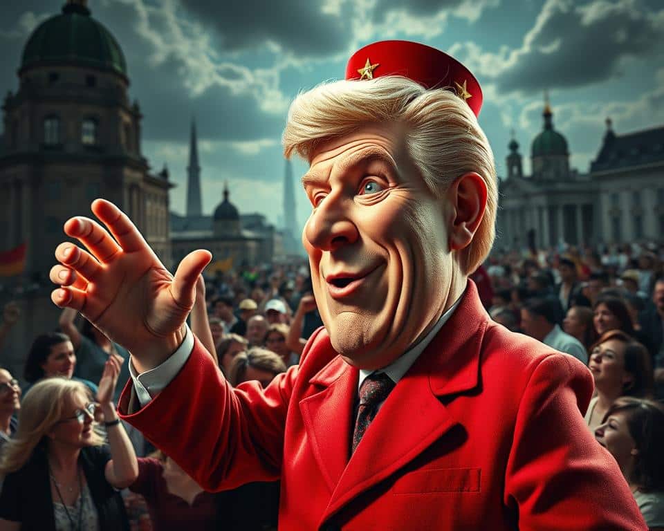 satirische Politik