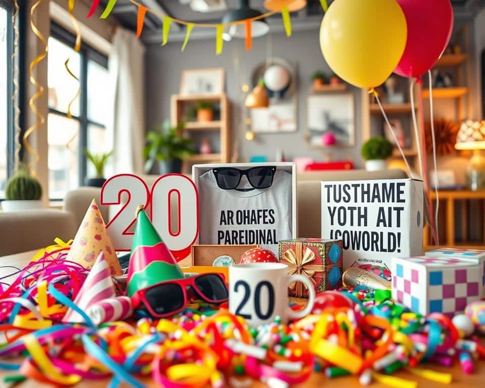 witzige Geschenkideen zum 20. Geburtstag